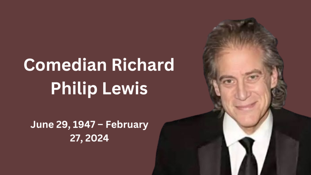 Legendary comedian Richard Lewis