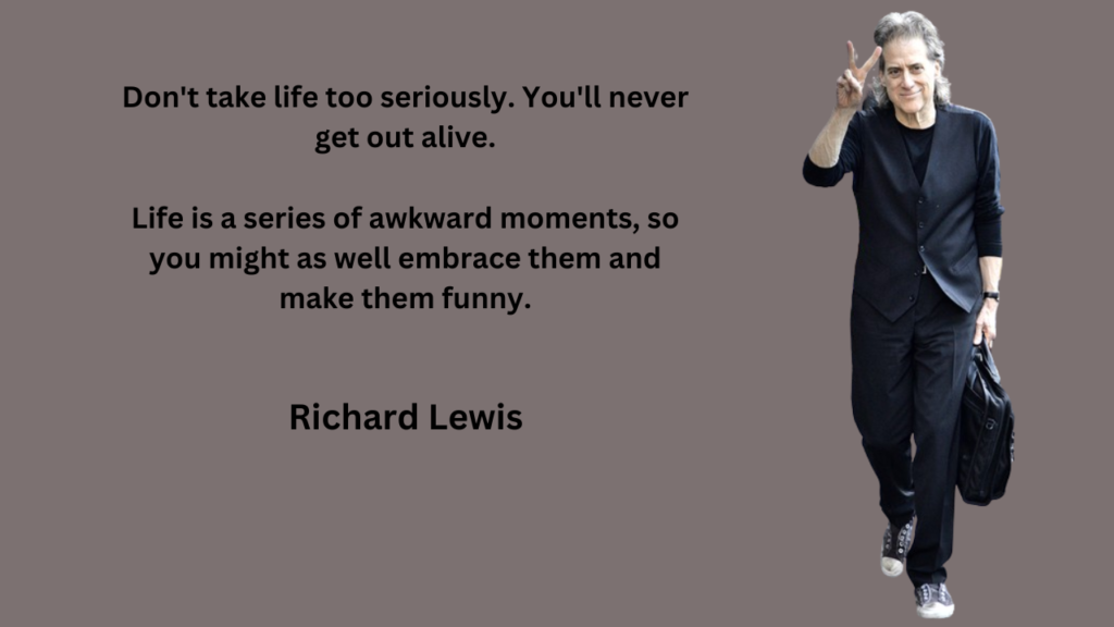 Legendary comedian Richard Lewis