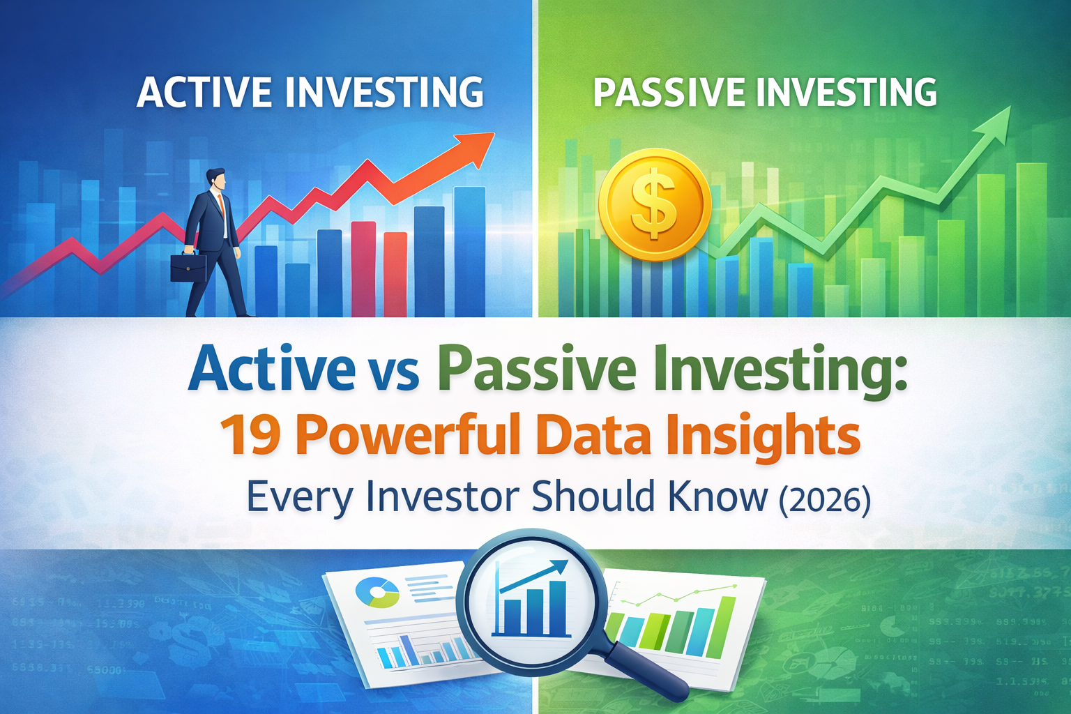 Active vs Passive Investing: 19 Powerful Data Insights Every Investor Should Know (2026)