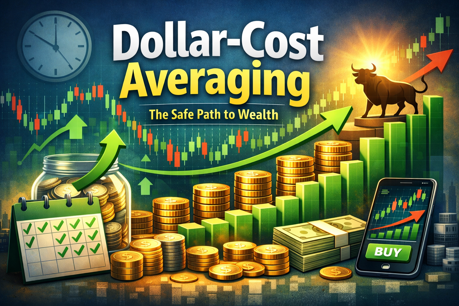 Dollar-Cost Averaging (DCA): The Smartest & Safest Long-Term Investing Strategy (2026 Guide)