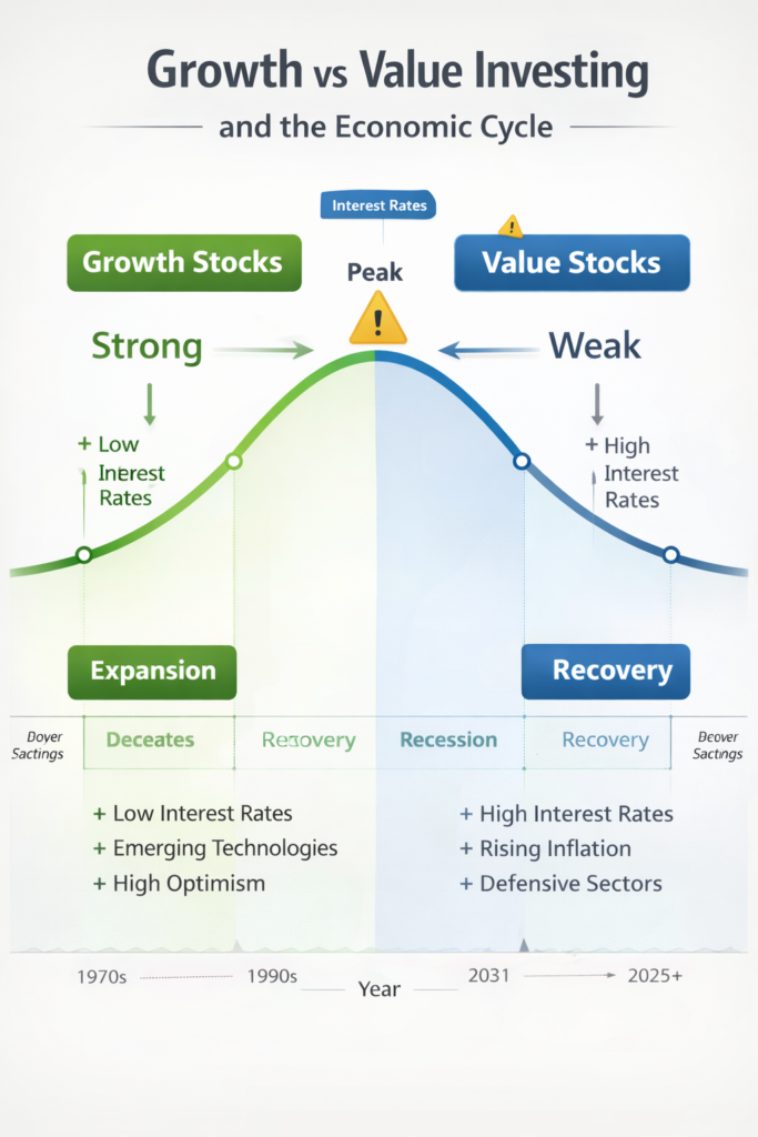 How interest rates and inflation impact growth vs value investing performance