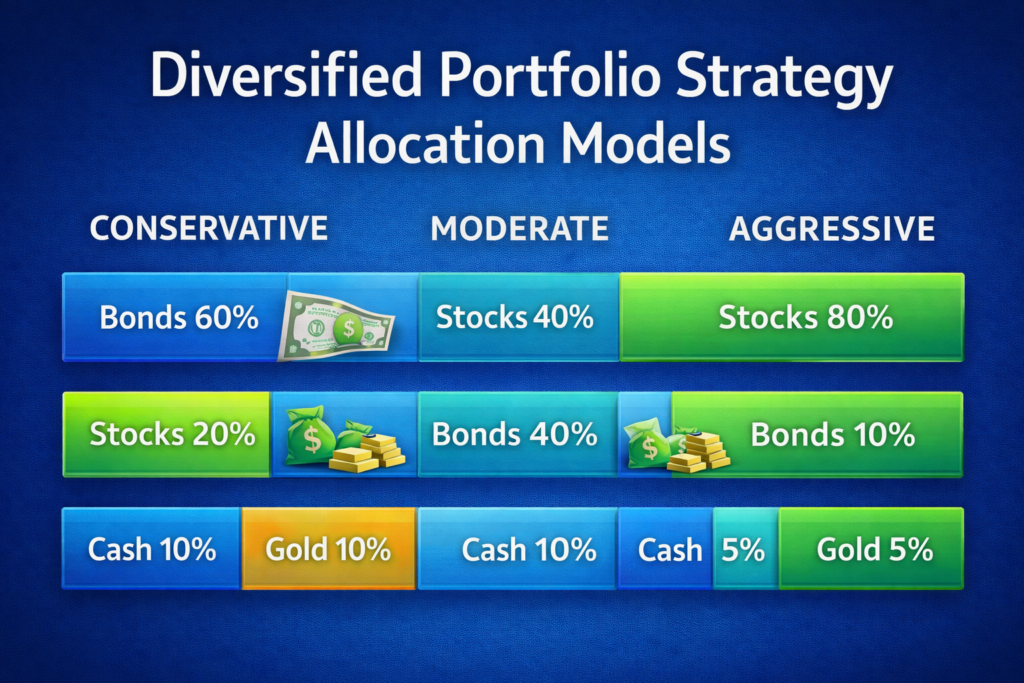 diversified portfolio strategy allocation example