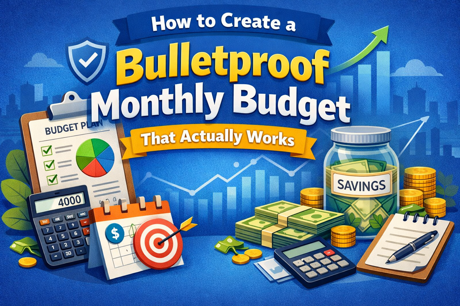 How to Create a Bulletproof Monthly Budget That Actually Works