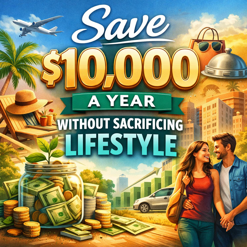 save $10,000 a year without sacrificing lifestyle