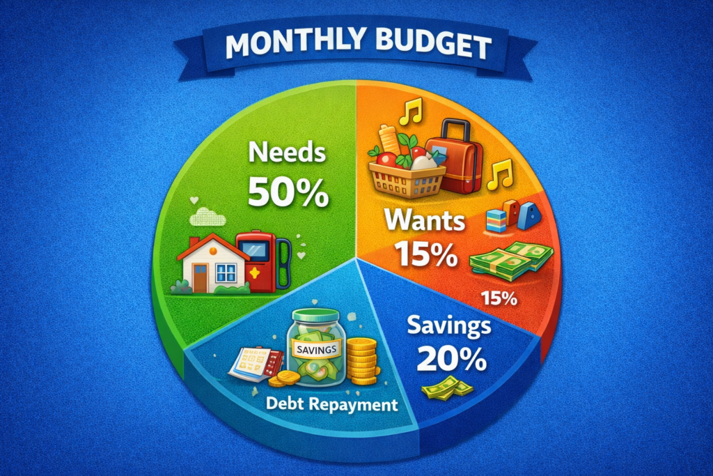 bulletproof monthly budget