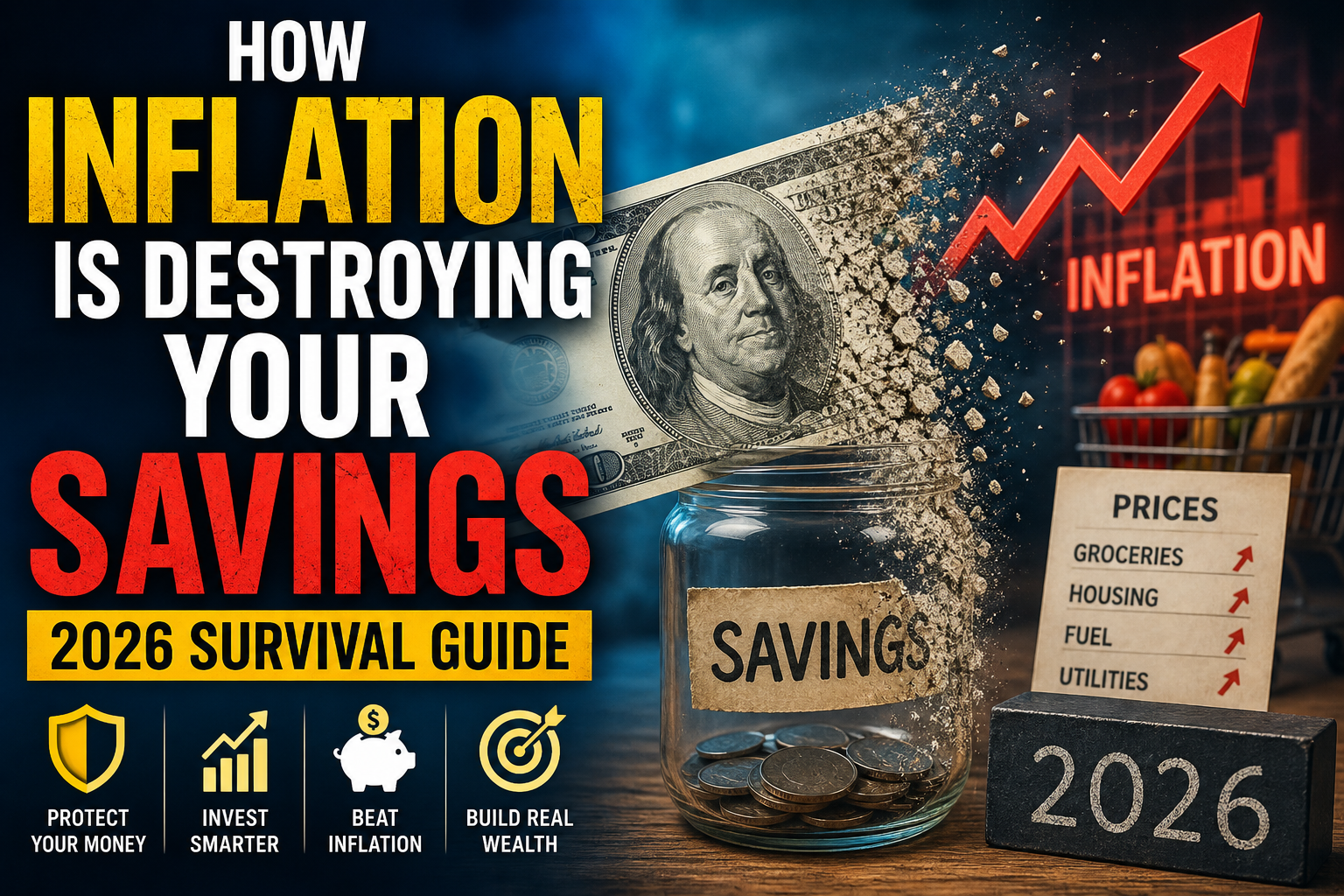 How Inflation Destroys Savings (2026 Survival Guide to Beat Inflation)