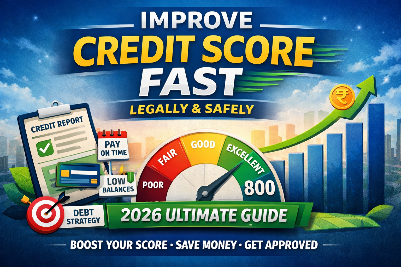 improve credit score fast legally and safely 2026 guide