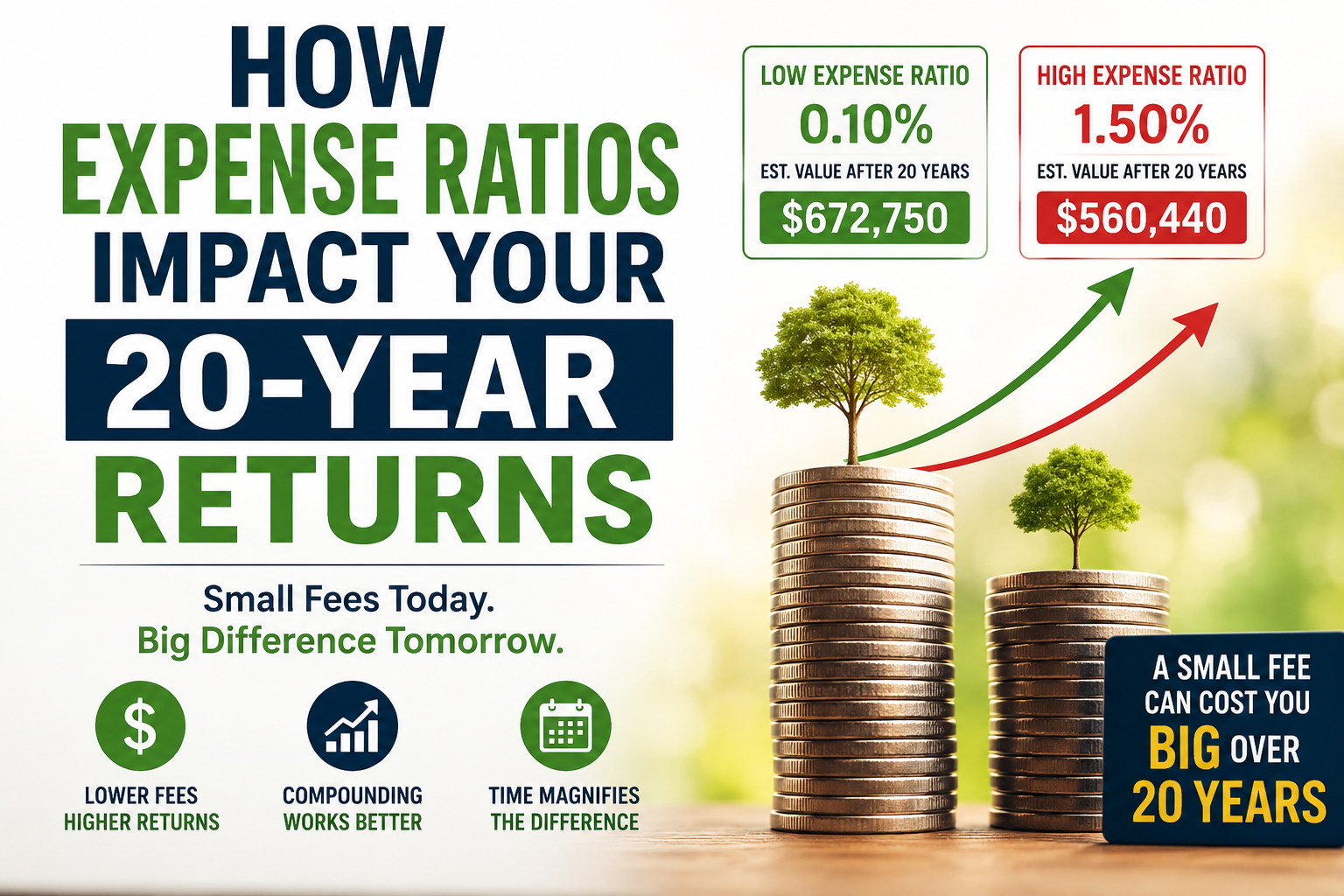 How Expense Ratios Impact Your 20-Year Returns