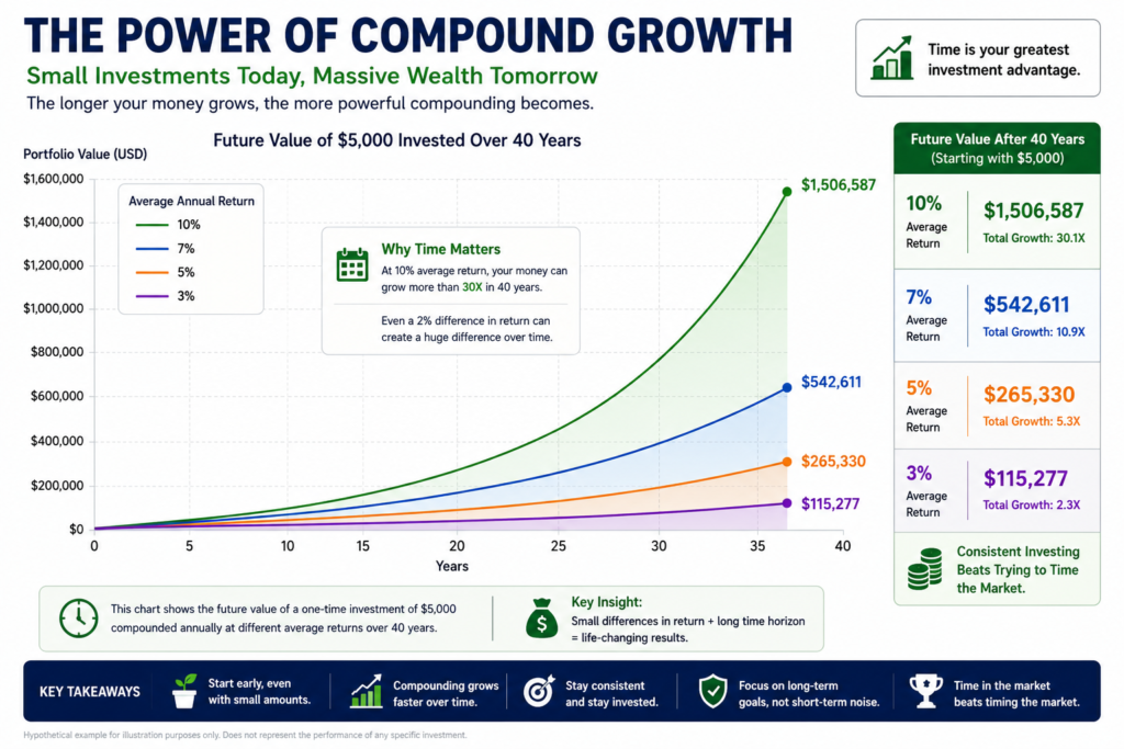 Compound Growth Chart for Retirement