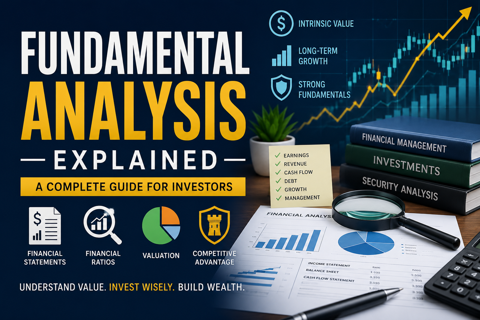 Fundamental Analysis Explained with financial ratios and stock valuation