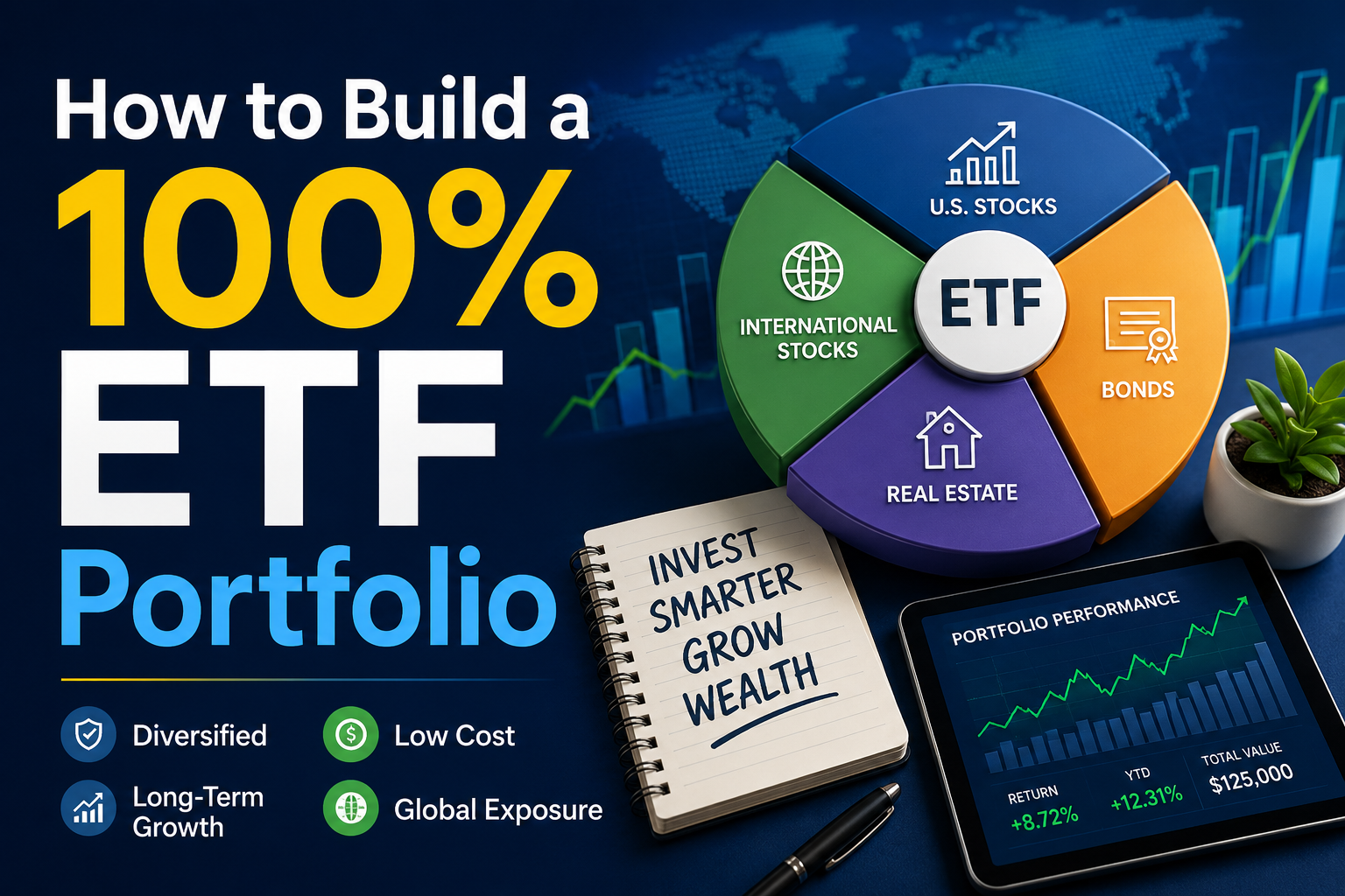 How to Build a 100% ETF Portfolio: 15 Proven Steps for Successful Long-Term Investing