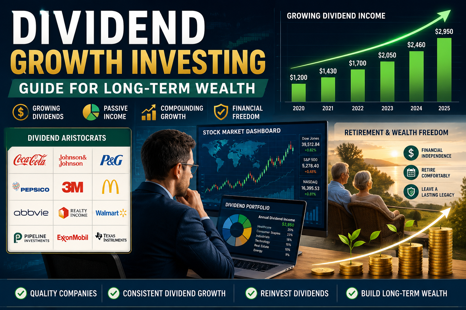 Dividend Growth Investing Guide for Long-Term Wealth
