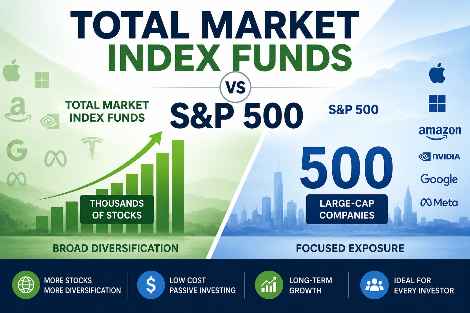 Total Market Index Funds vs S&P 500