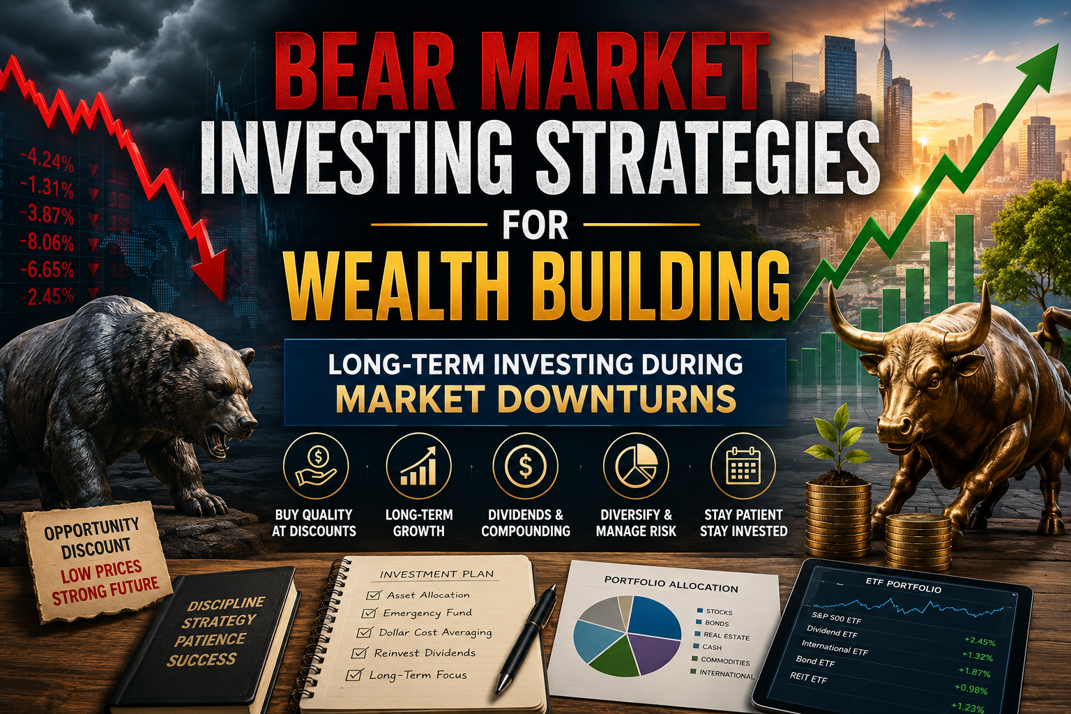 Bear Market Investing Strategies for Wealth Building – Long-Term Investing During Market Downturns