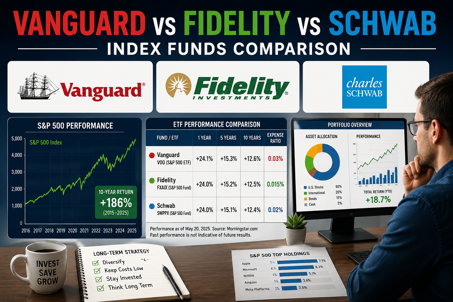 Vanguard vs Fidelity vs Schwab Index Funds Comparison