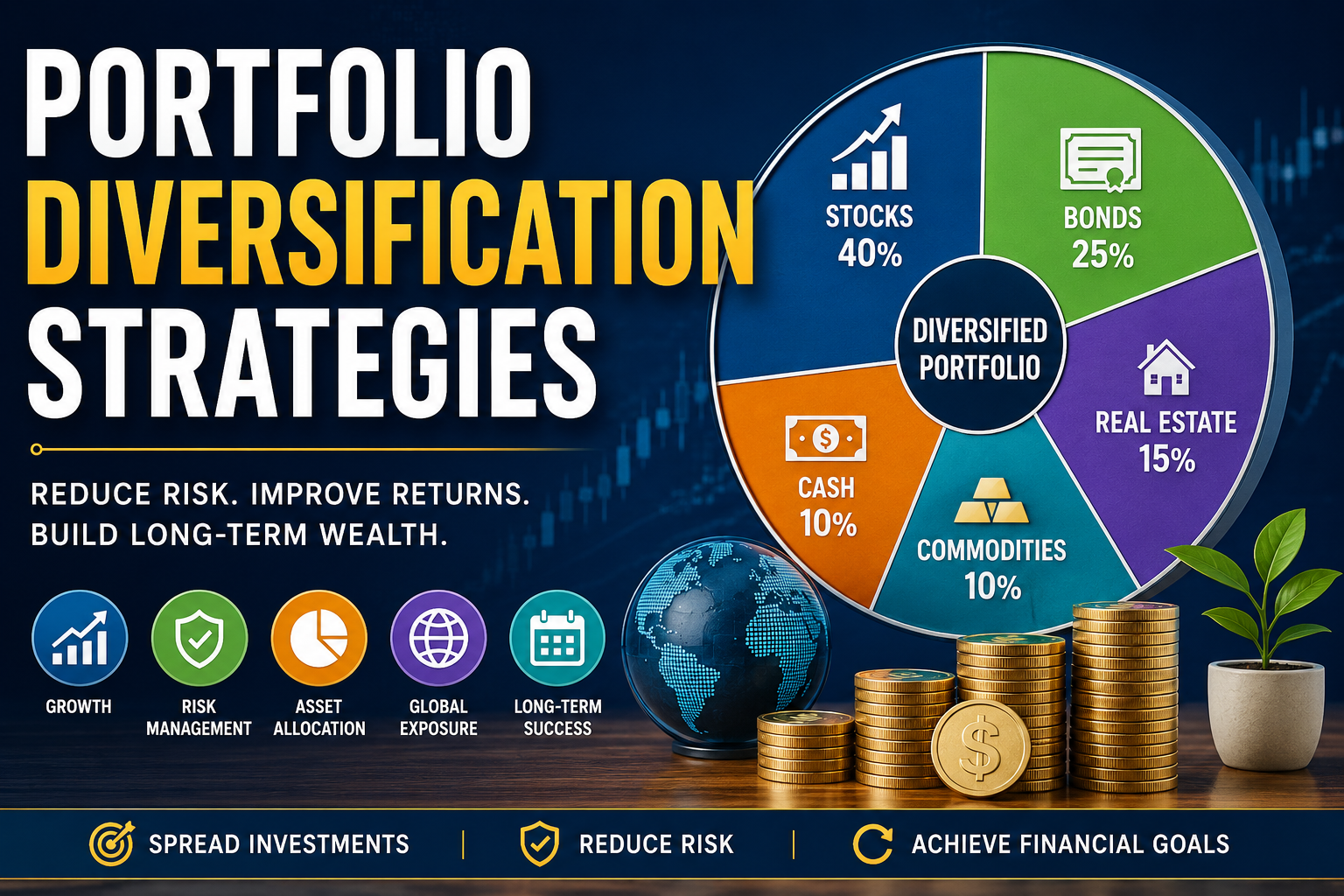 15 Powerful Portfolio Diversification Strategies for Safer Long-Term Investing